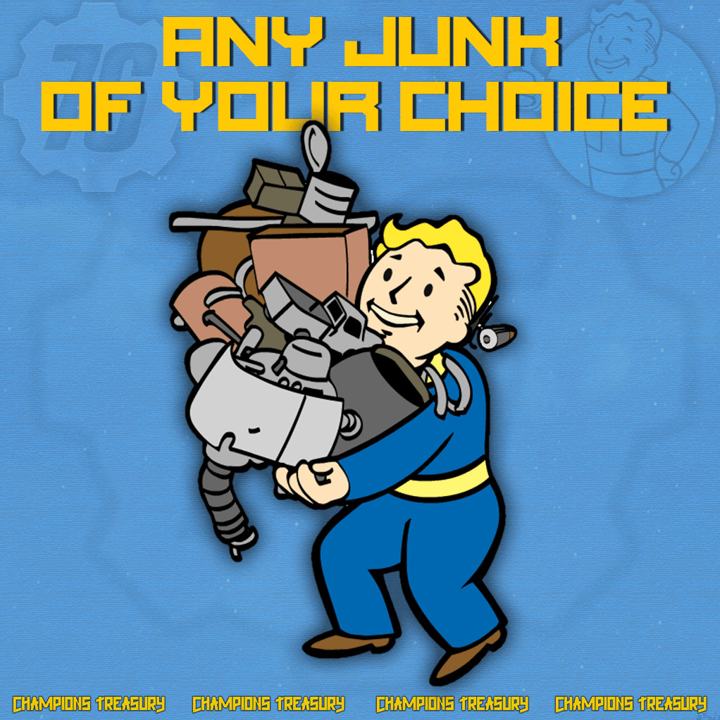 FALLOUT 76 PC 100k [100.000] OF ANY JUNK OF YOUR CHOICE