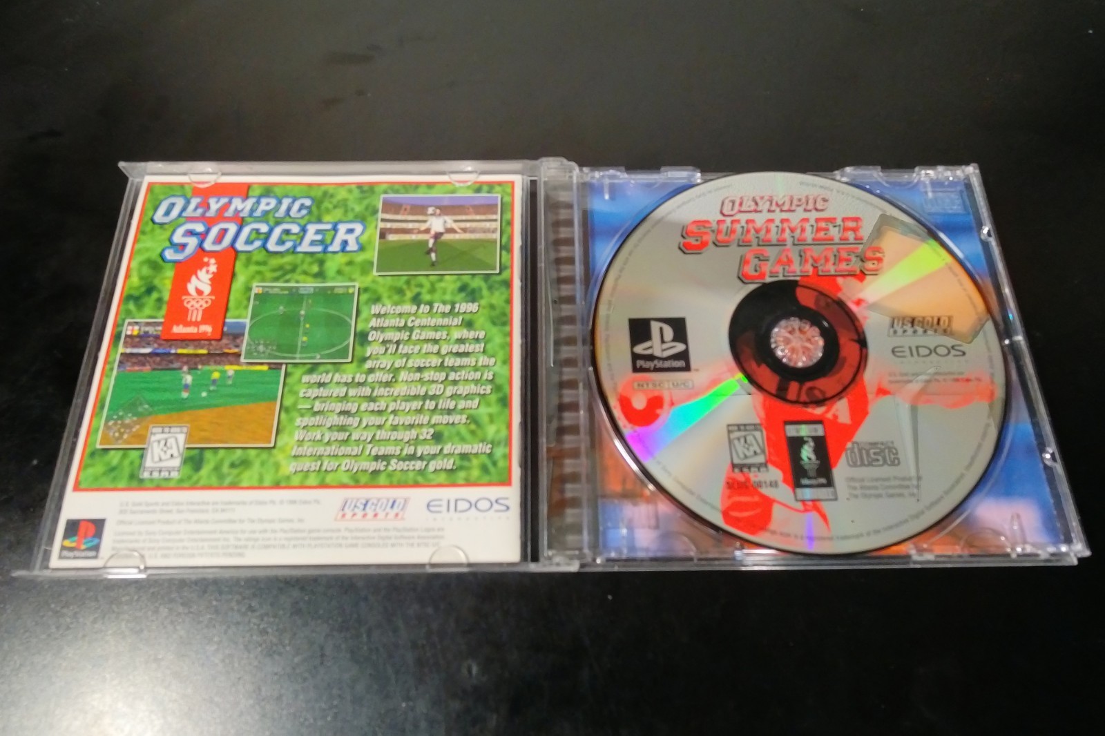 Nagano Winter Olympics ’98 and Olympic Summer Games Atlanta ’98 (PS1, 1998) CIB