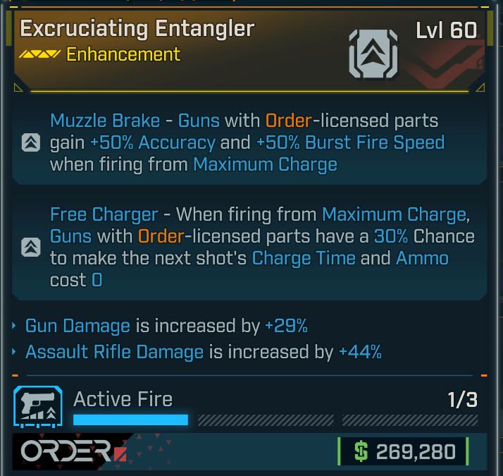 Borderlands 4⭐ENTANGLER ENHANCEMENT⭐ORDER⭐GUN DMG, ASSAULT RIFLE DMG