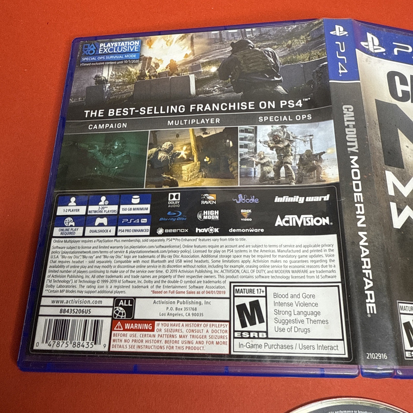 Call of Duty: Modern Warfare – Sony PlayStation 4 PS4