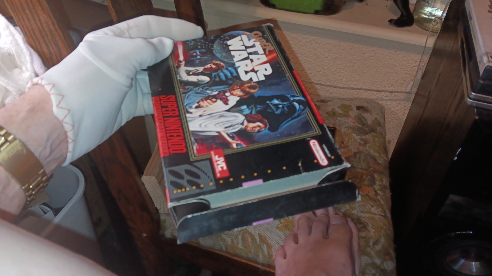 STAR WARS „SUPER“(1991) SNES COMPLETE IN BOX-EXCELLENT! PLAYS!RARE LARGE INSERT!