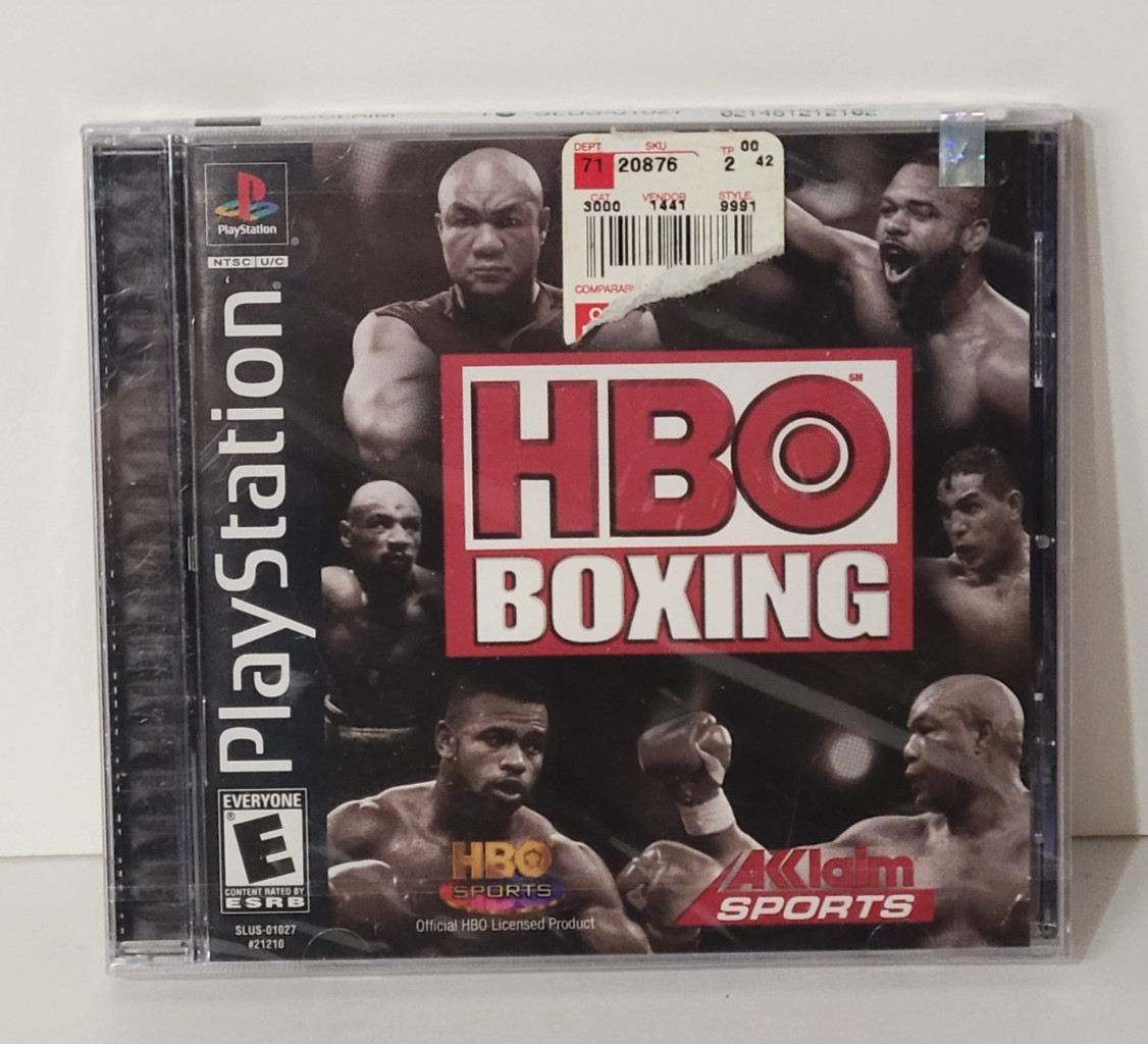 HBO Boxing PlayStation PS1 SEALED NEW Sony Play Station VTG 2000 Acclaim Sports