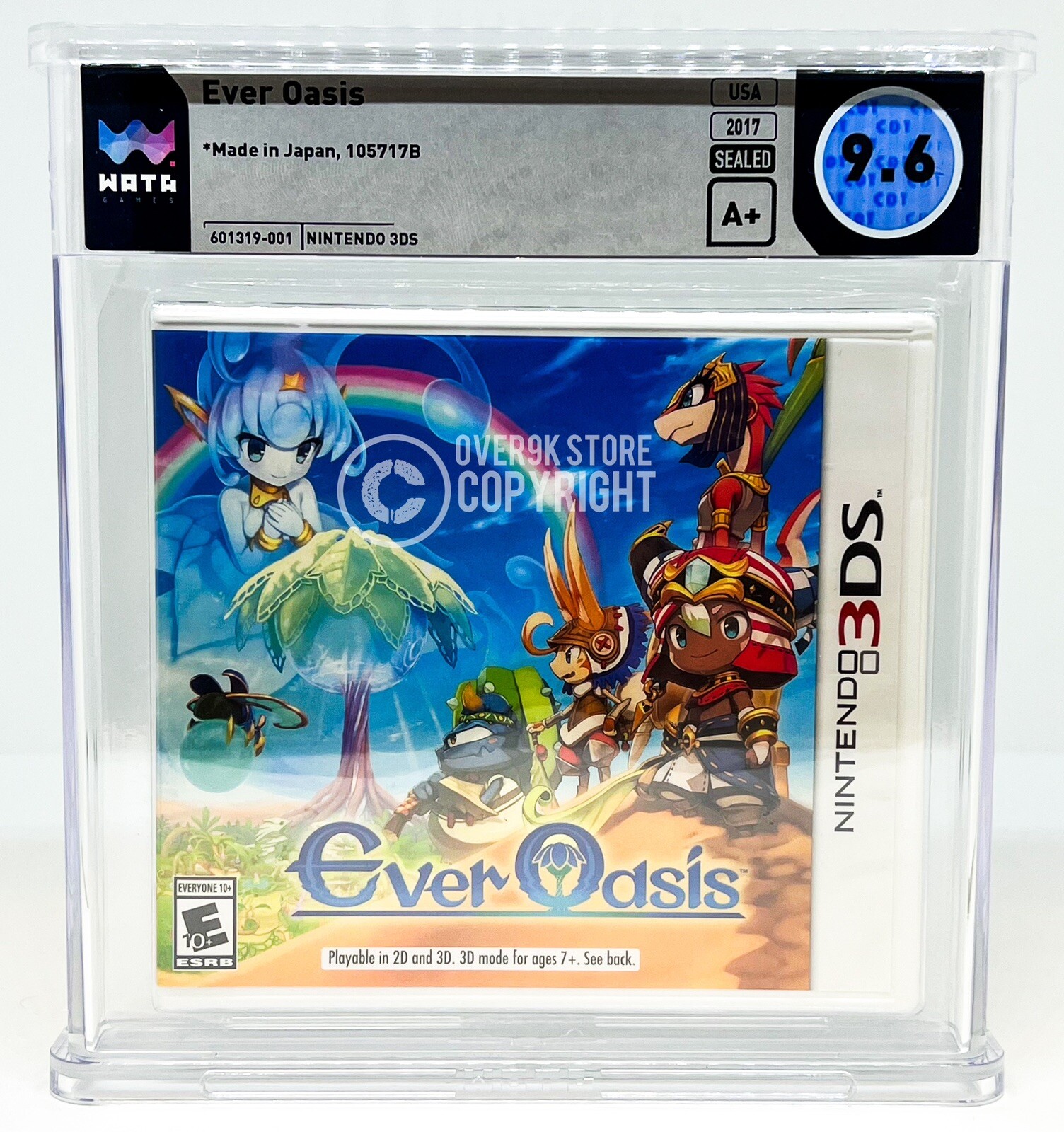 Ever Oasis – Nintendo 3DS – WATA 9.6 A+ Sealed Graded Not VGA | CGC