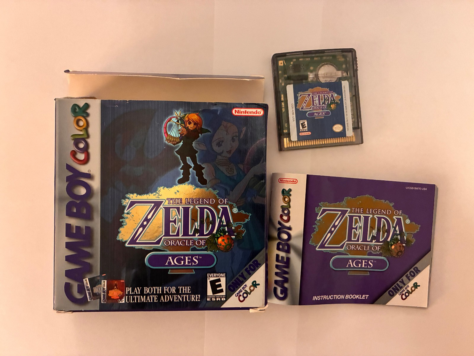 The Legend of Zelda: Oracle of Ages GBC Complete in Box Tested