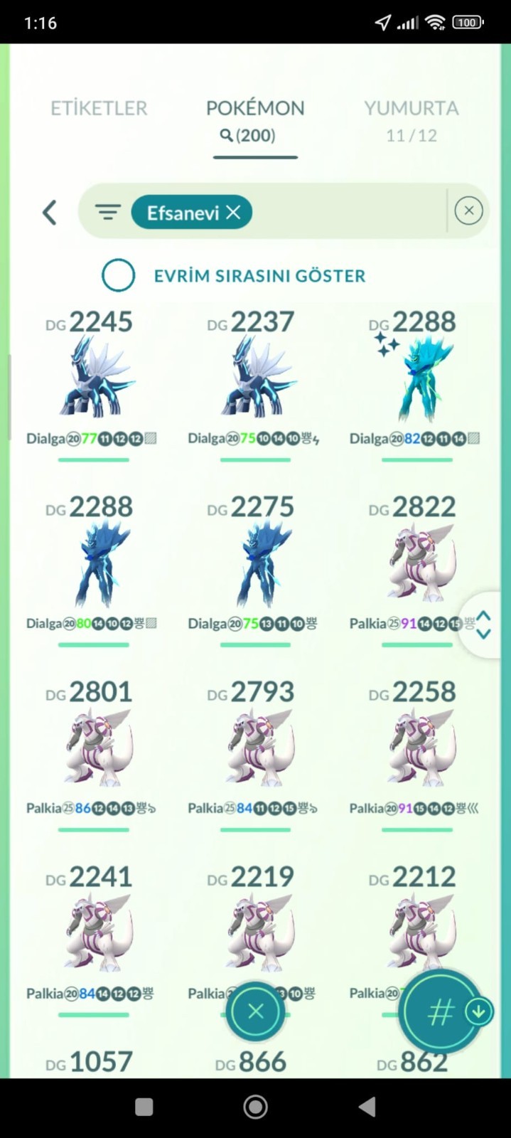 Pokémon Go level 72 lvl – 2016