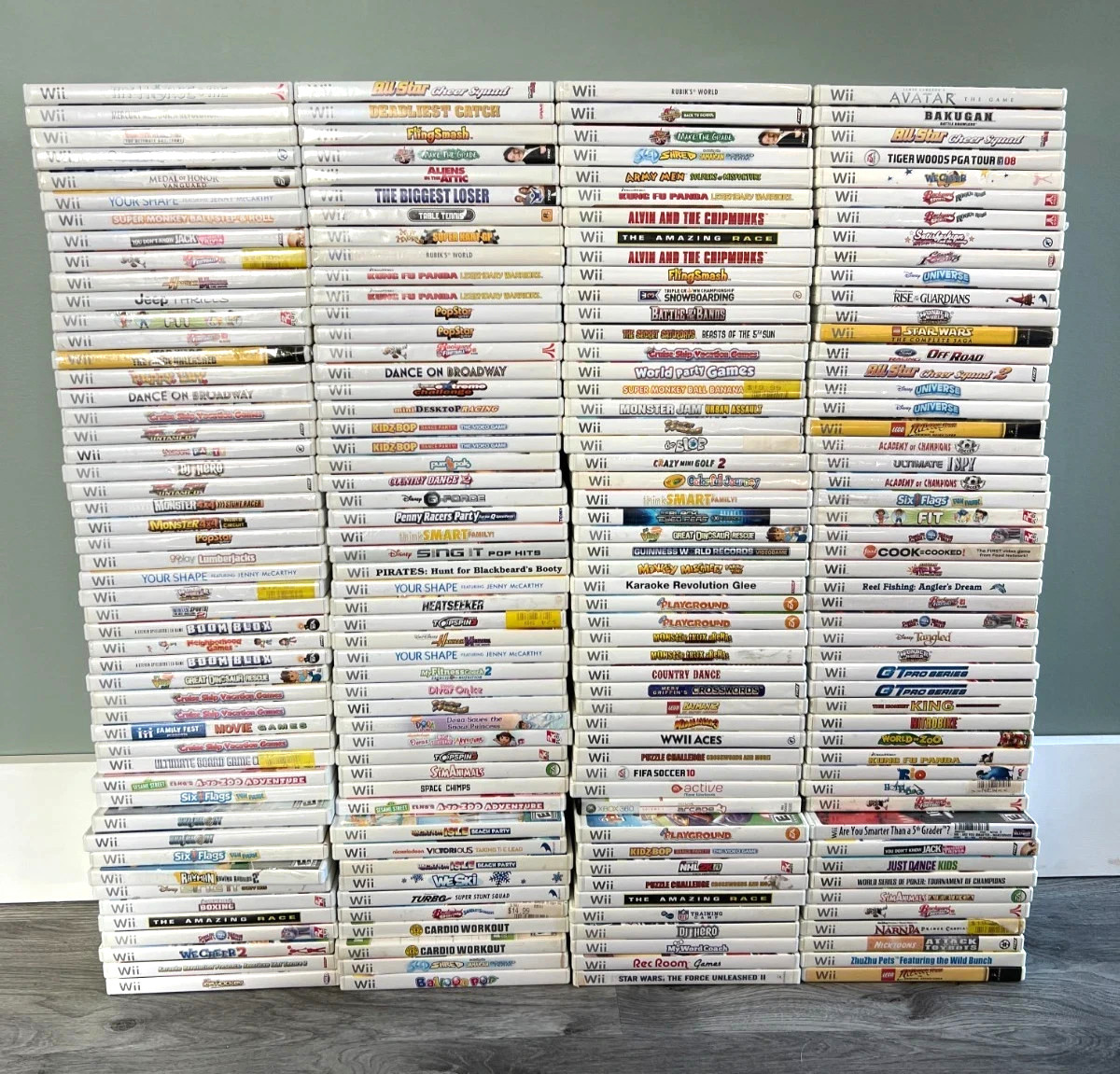 Mystery Box Lot of 10 Boxed Nintendo Wii Games You Pick Genres!!