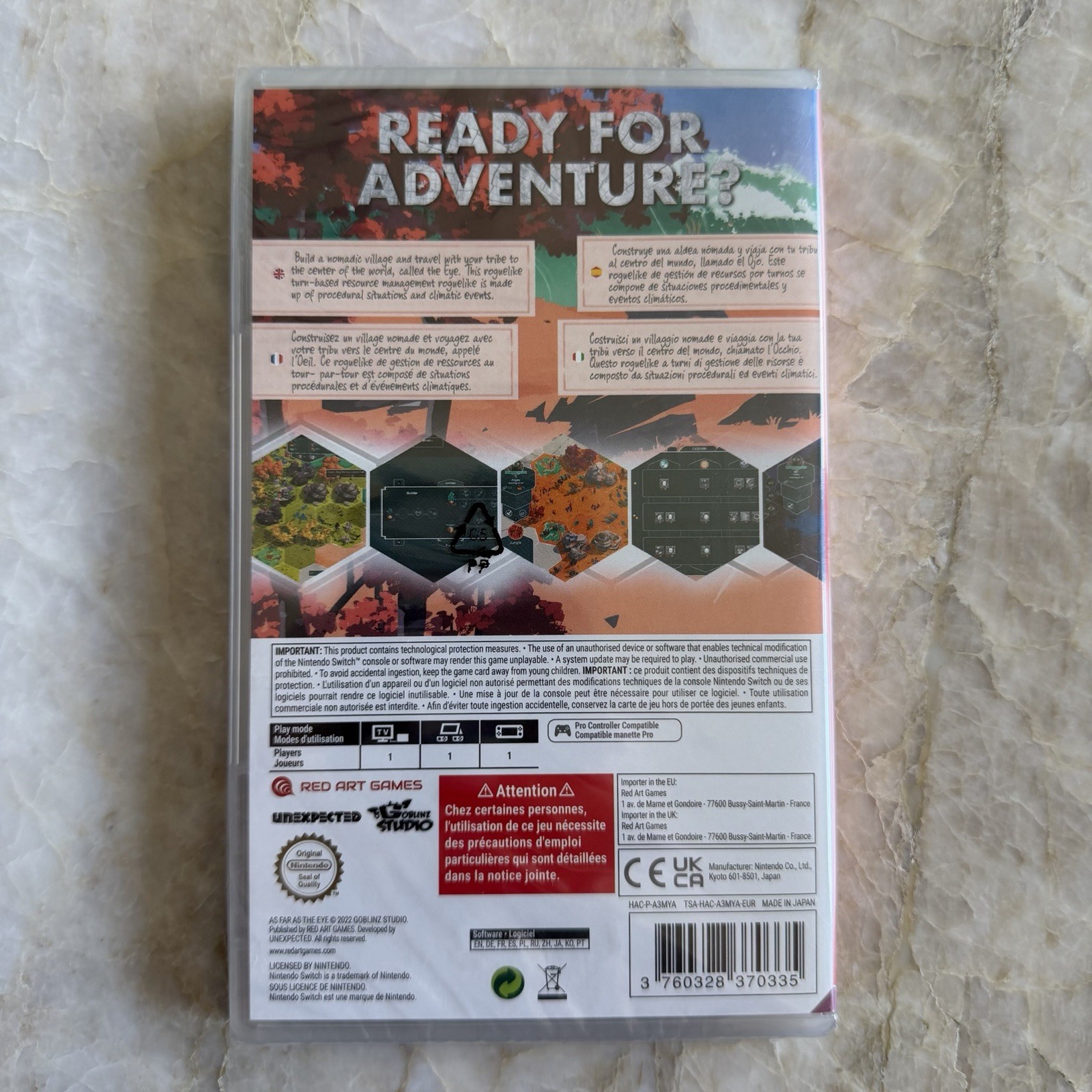 NSW As Far As The Eye – Nintendo Switch – NEW Sealed – Red Art Games