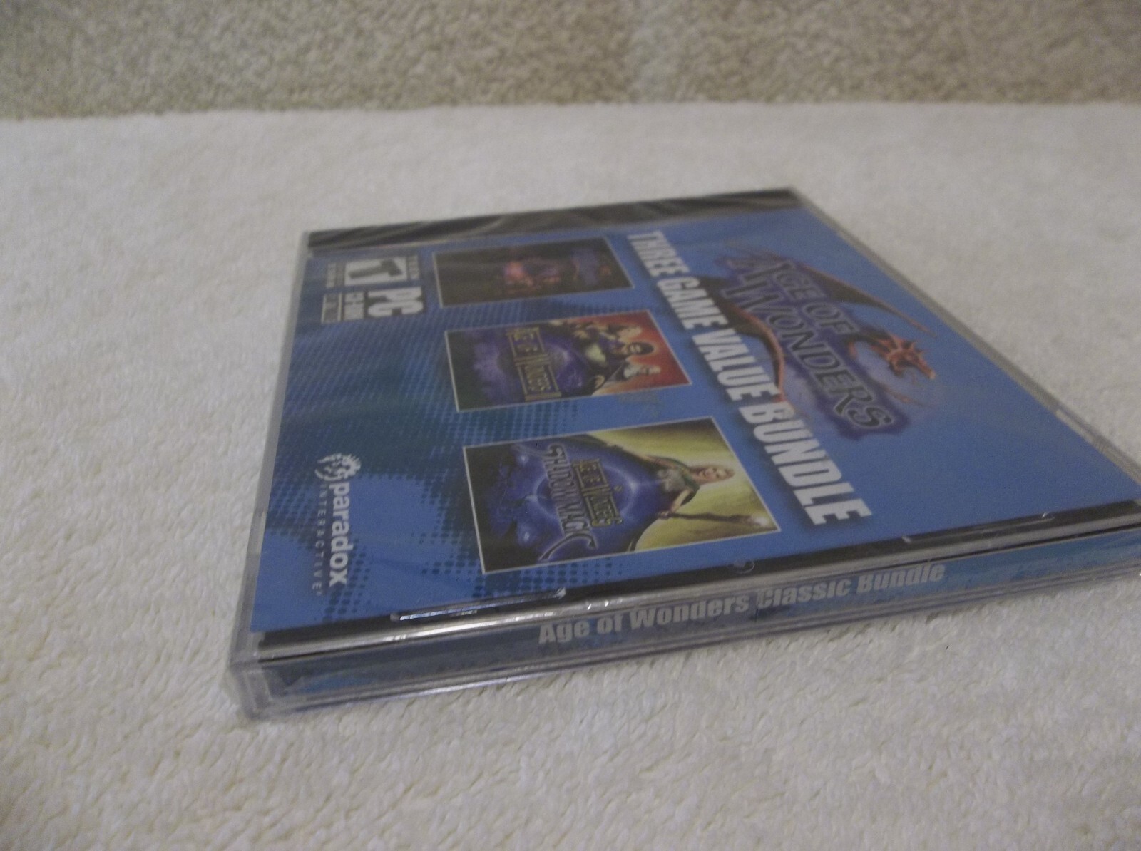 Age Of Wonders I, II, & Shadow Magic 3 Game Bundle (PC CD-ROM 2019) New Sealed