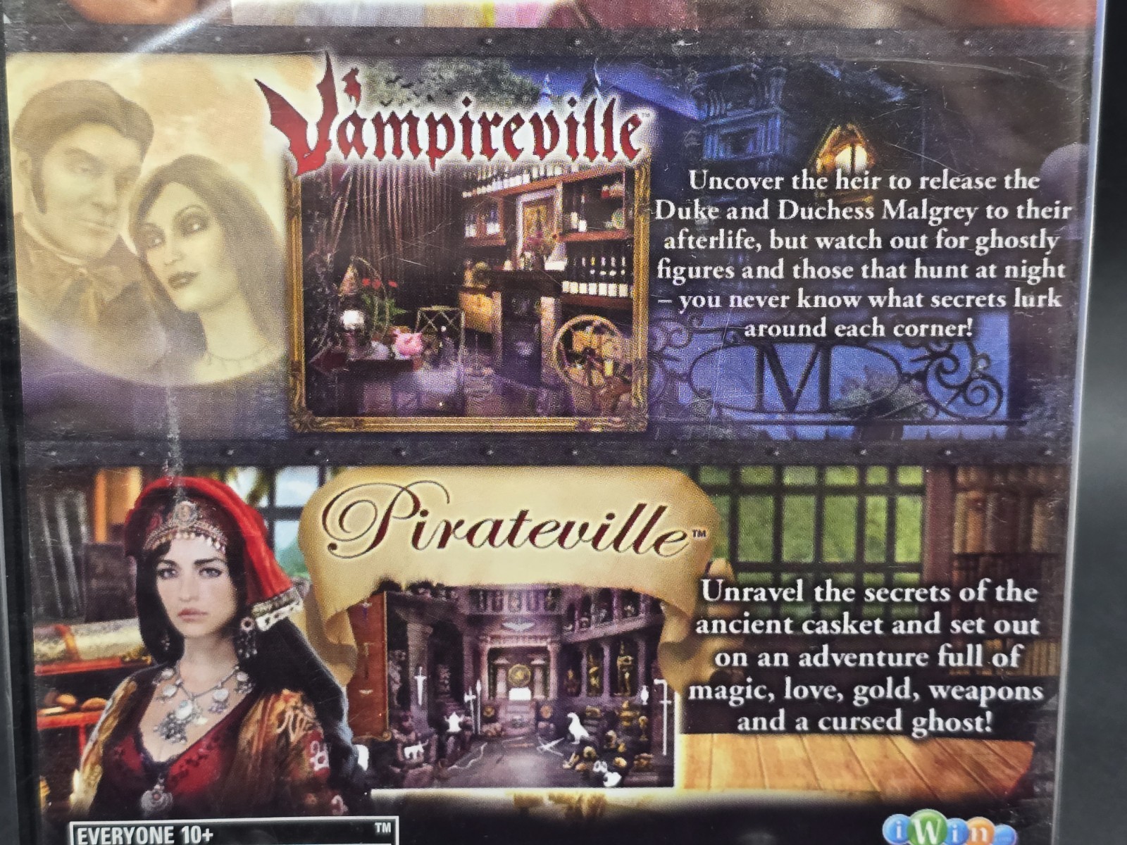 Eville Pack: Vampireville + Mysteryville2 + Pirateville PC CD-ROM New Sealed