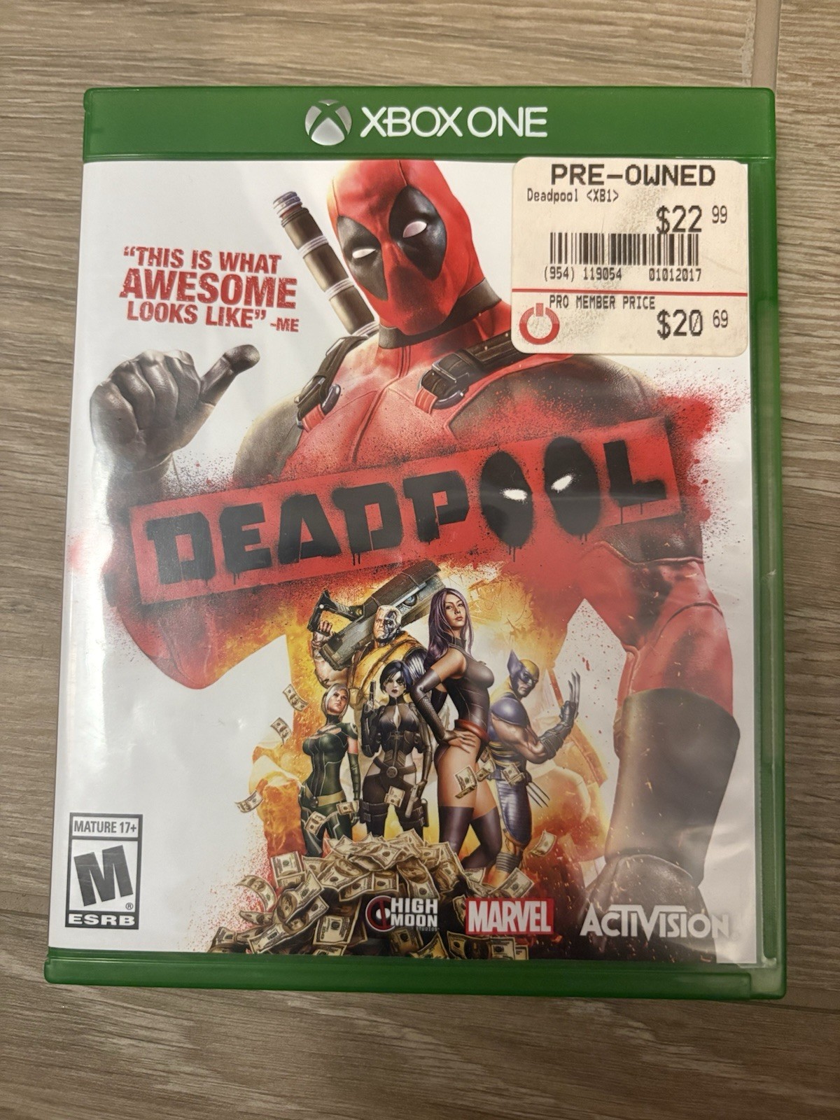 Deadpool Xbox One Game Used Excellent Condition
