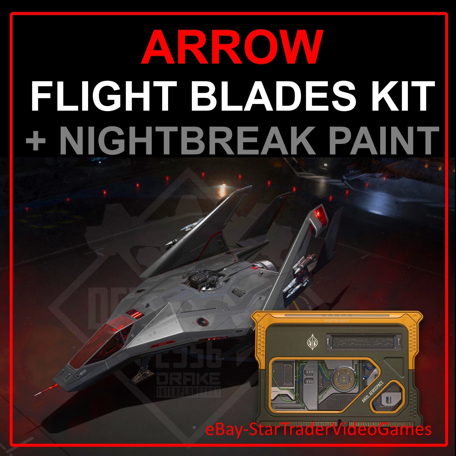STAR CITIZEN – ARROW FLIGHT BLADES KIT + NIGHTBREAK PAINT