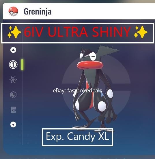 Pokemon Legends ZA ✨ 6IV Shiny Alpha Greninja✨Fast 🚀Adamant Nature