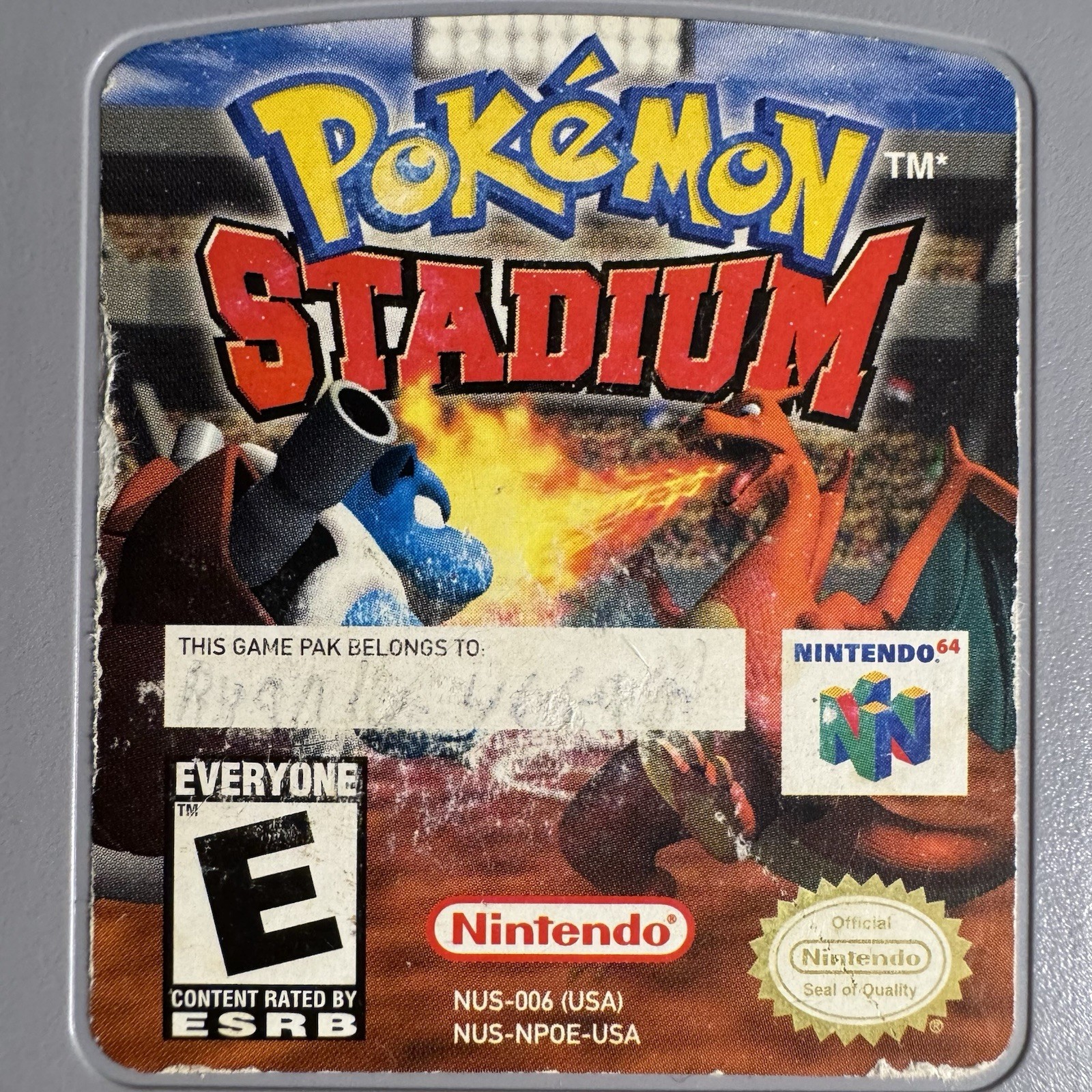 Pokemon Stadium 1 & 2 N64 Bundle + OEM Transfer Pak Authentic Tested Working Lot