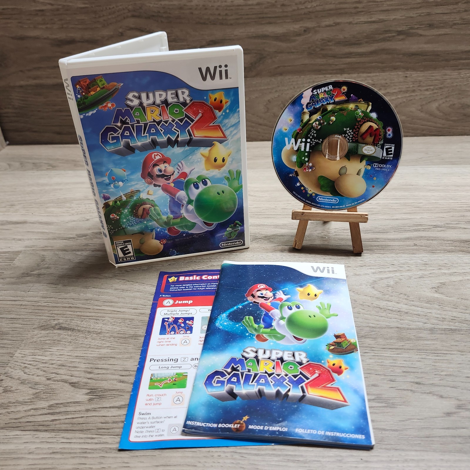 Super Mario Galaxy 2 – Nintendo Wii Complete in Box (CIB) Tested & Working