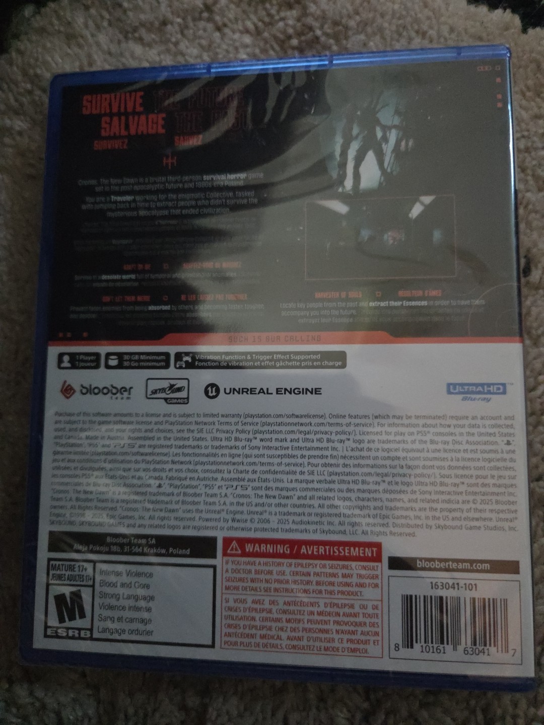 Cronos: The New Dawn – Sony PlayStation 5 SEALED