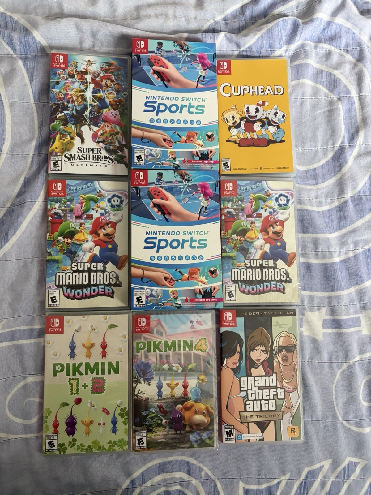 Lot of 9 Nintendo Switch Games – Mix of Sealed & perfect condition Read Desc