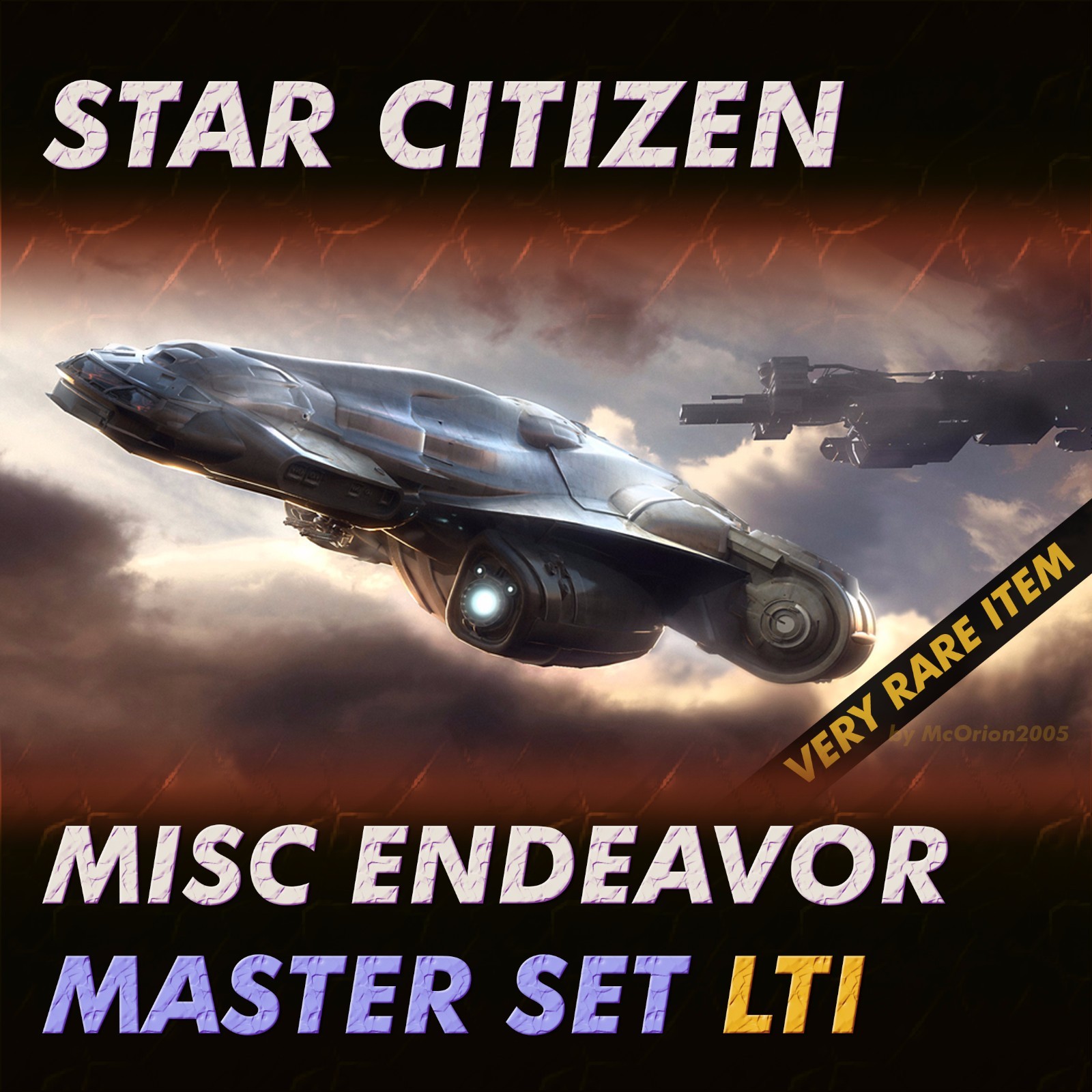 Star Citizen – Endeavor Master Set – LTI Lifetime Insurance – Original Concept