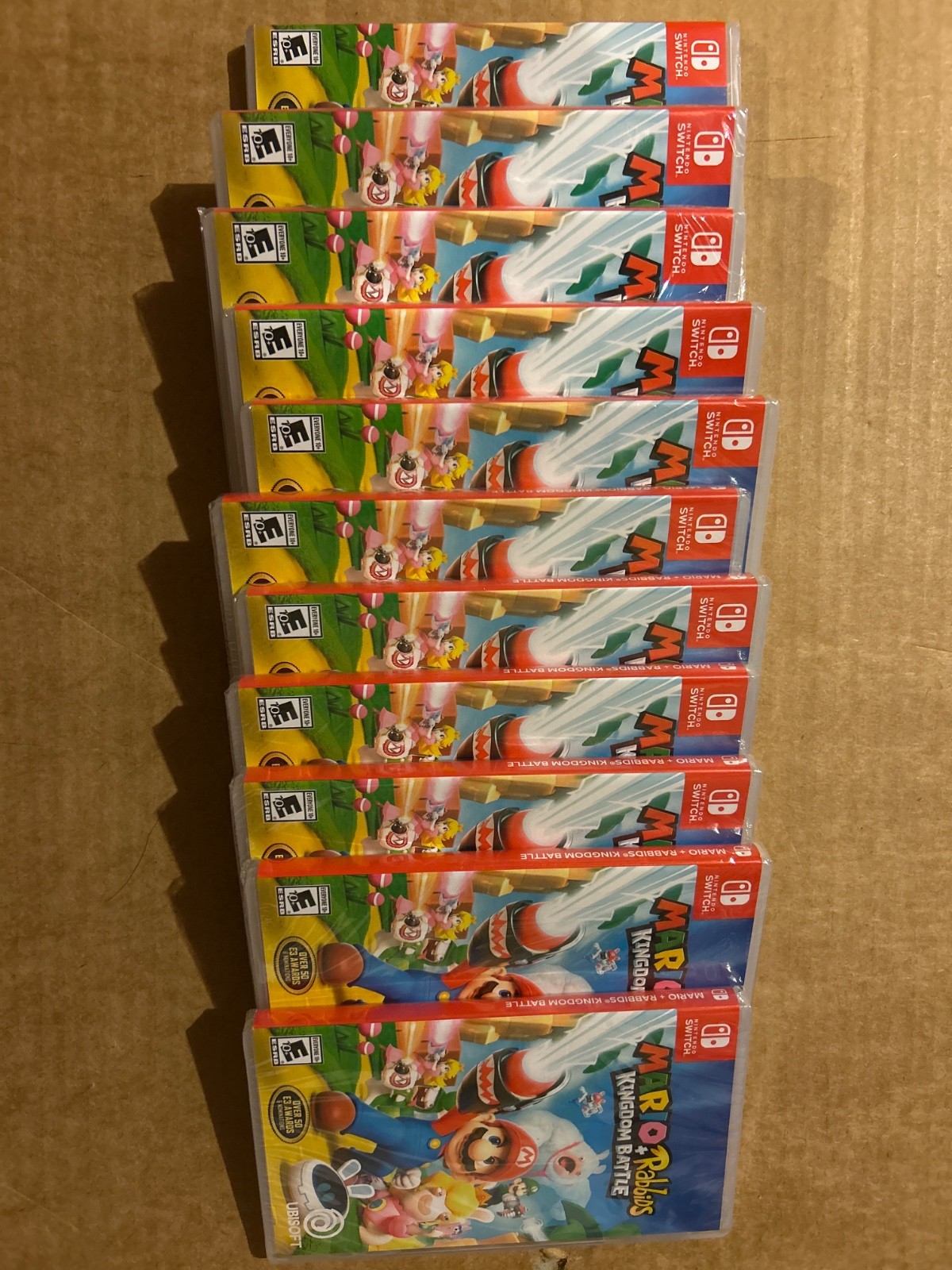 New Mario Rabbids Kingdom Battle Nintendo Switch Physical Software Format New