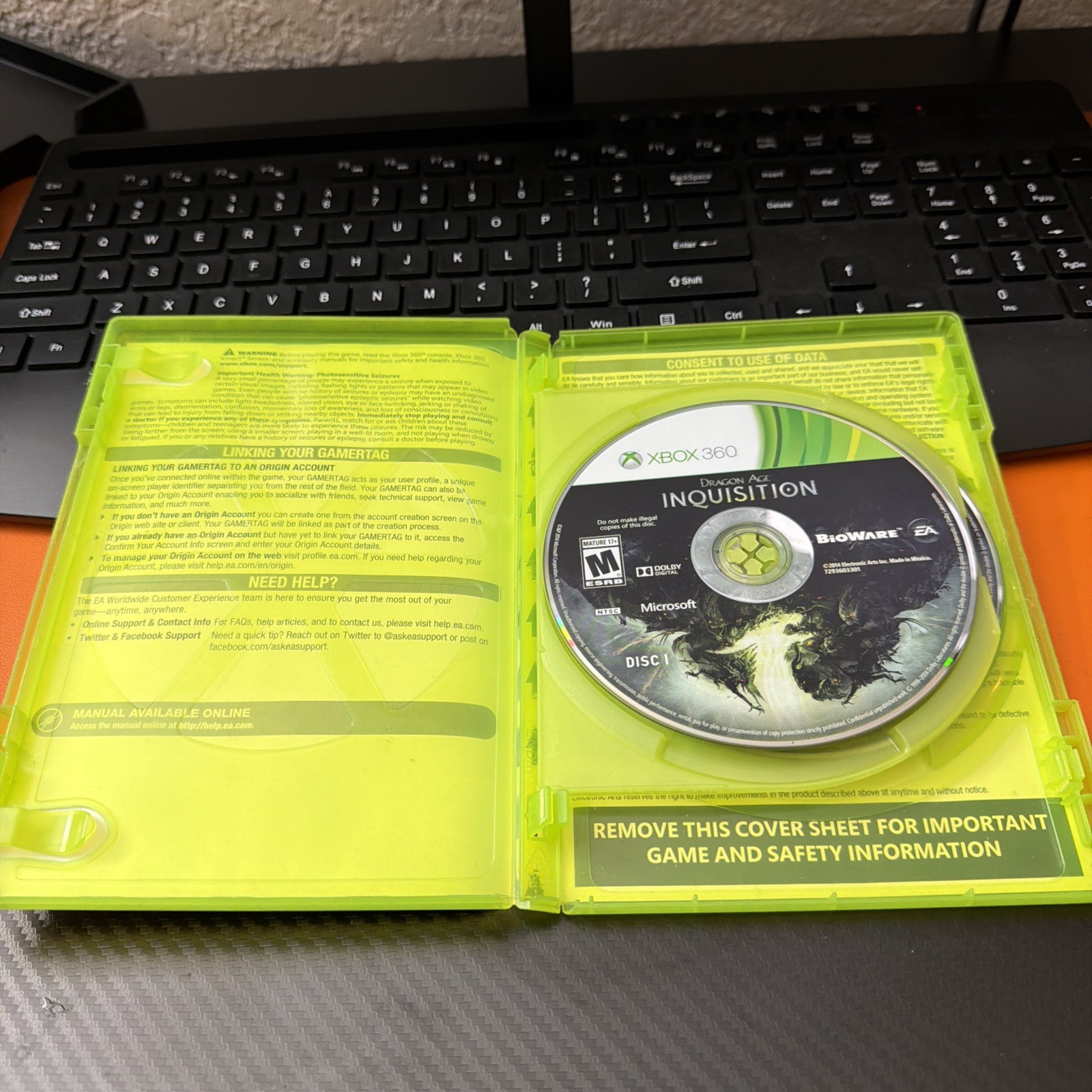 Dragon Age: Inquisition (Microsoft Xbox 360, 2014)