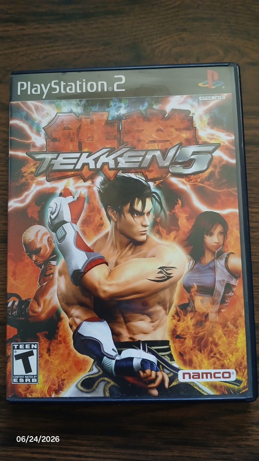 Tekken 5 Sony PlayStation 2 2004 Black Label CIB In Very Good Condition