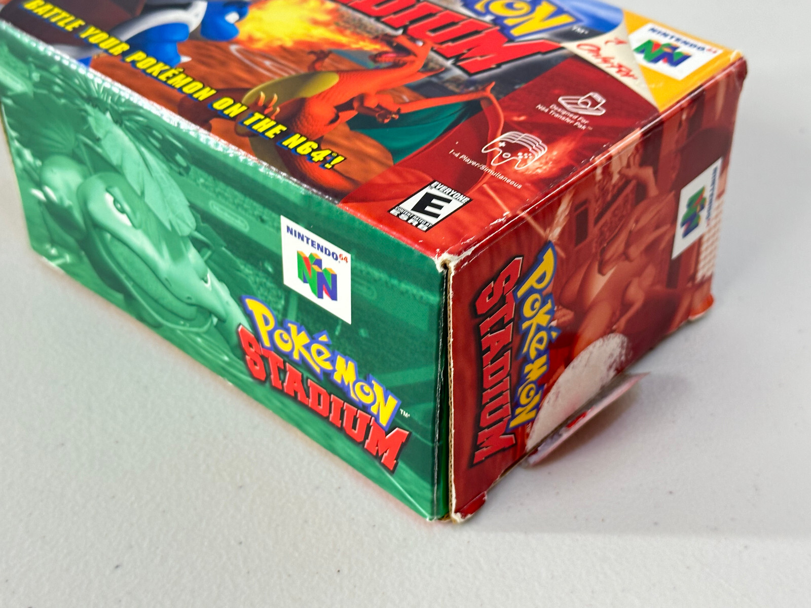 Pokemon Stadium (Nintendo 64 N64) Complete w/Transfer Pak Authentic