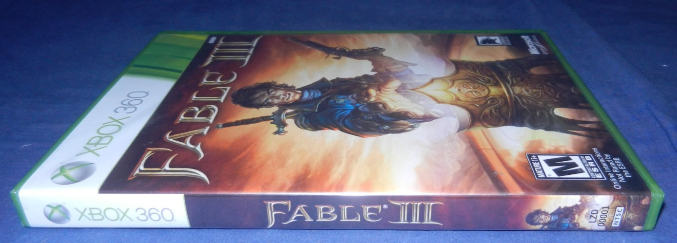 Xbox 360; NEW – Fable 3, VG – Fable 2, Dragon Age 2, Dragon Age Origins, w/Mans