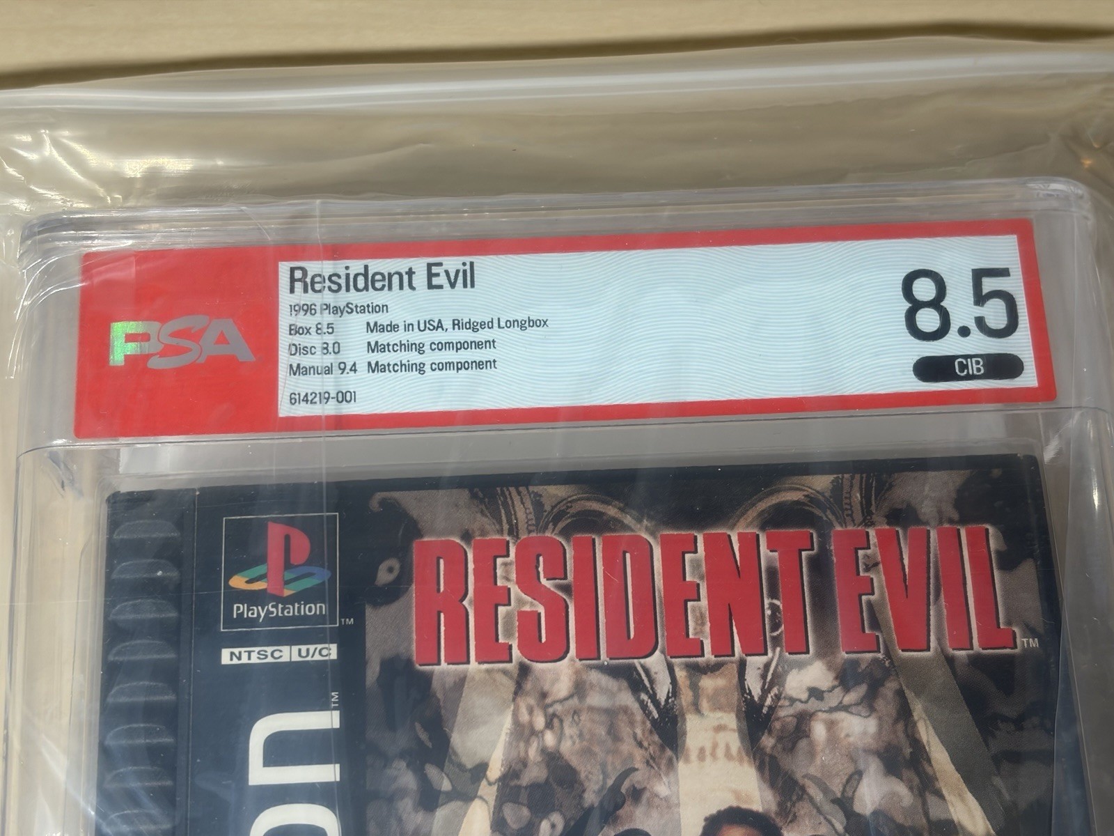 Resident Evil Long Box – Sony PlayStation PS1 – Complete – PSA 8.5