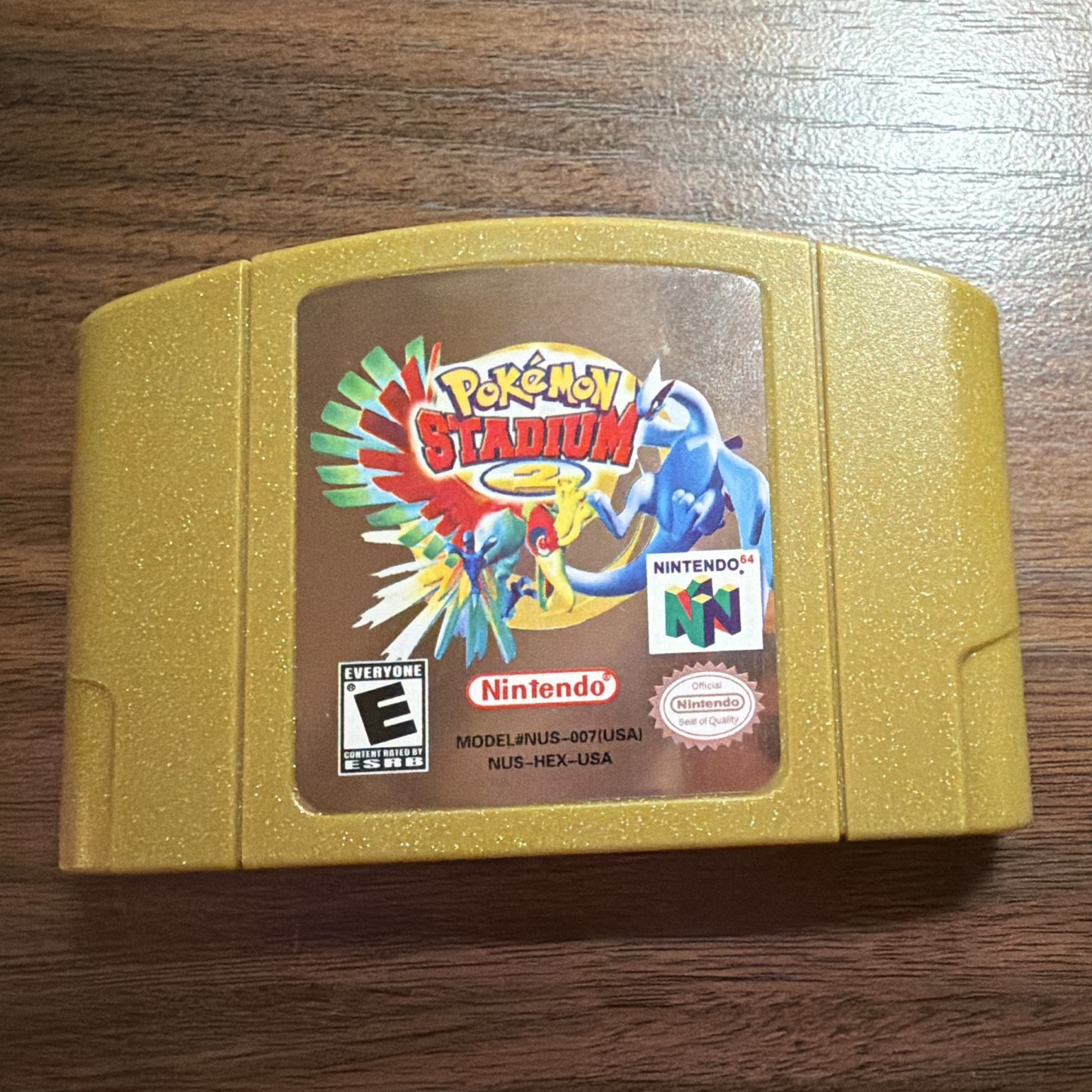 Nintendo Pokémon Stadium N64 Game Pak Cartridge Gold NTSC-U/C (US/Canada)