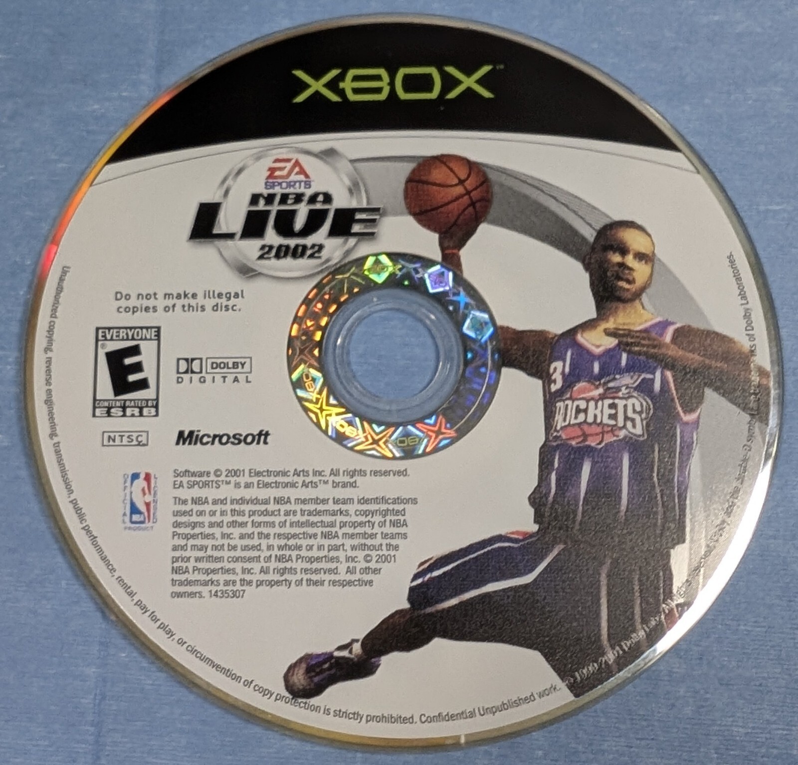 NBA Live 2002 Original Xbox Cib Tested and Working