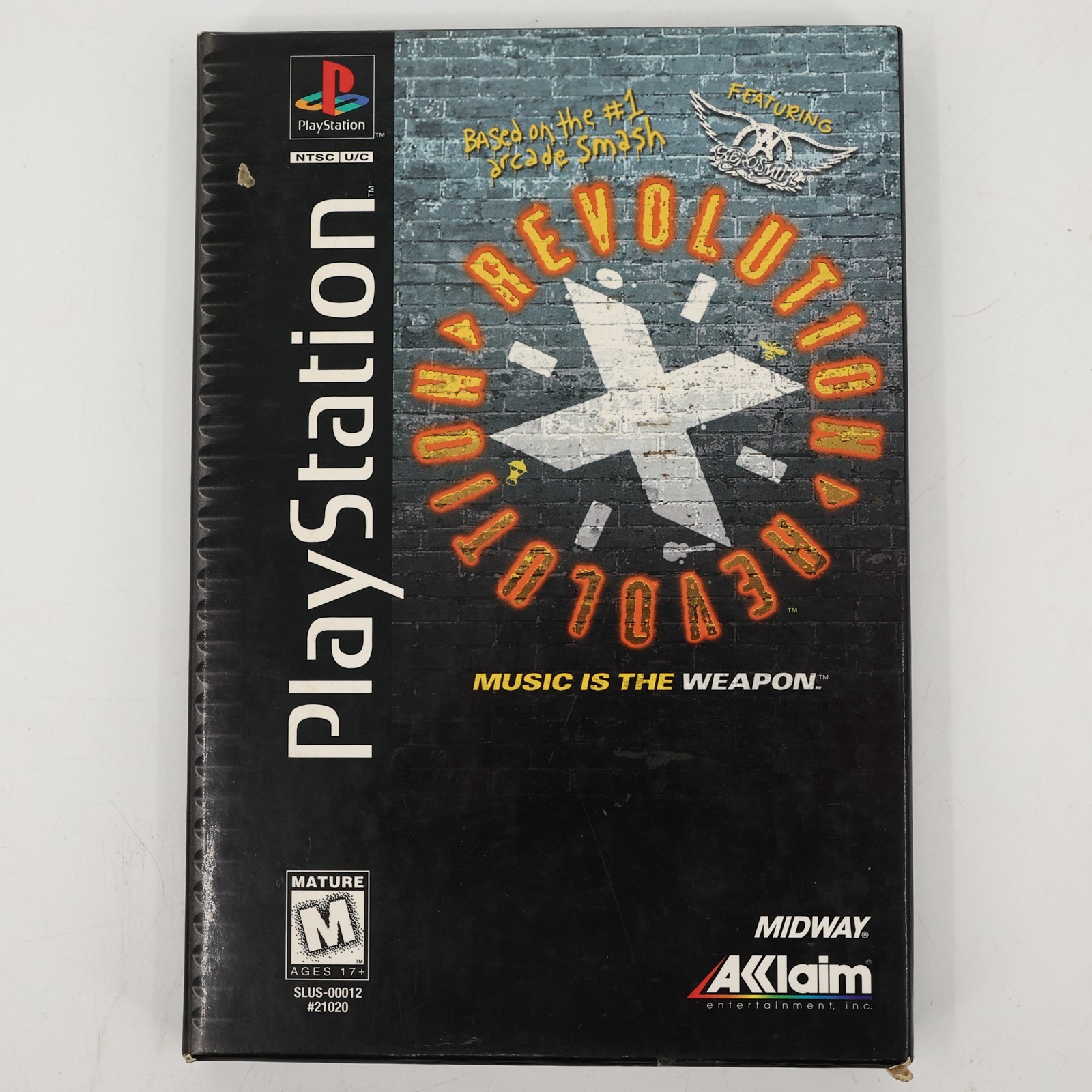 PlayStation 1 Revolution X Long Box Version Video Game