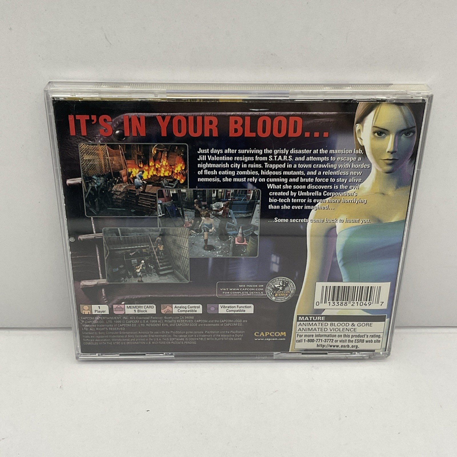 Resident Evil 3: Nemesis (PS1) Tested & Complete|Excellent|1 YR Warranty|CIB+