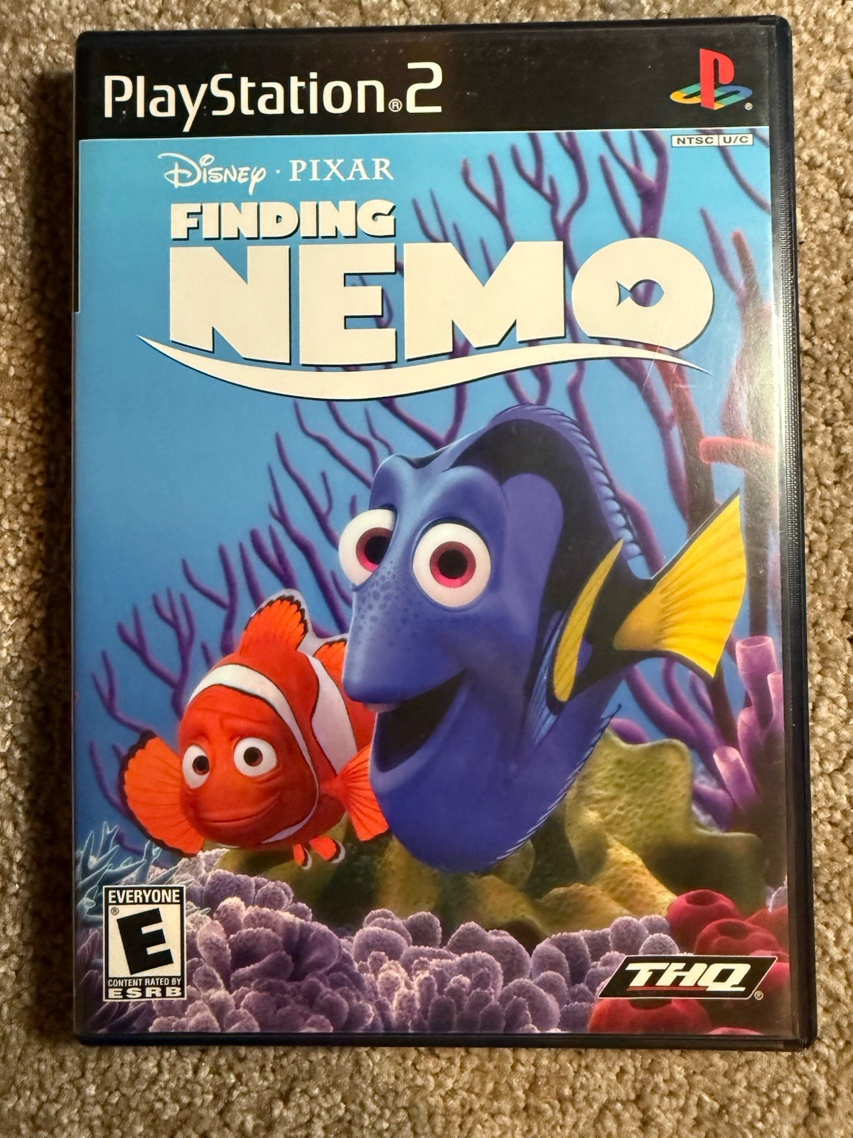 Finding Nemo (Sony PS2 PlayStation 2, 2003) Black Label Game In Original Box
