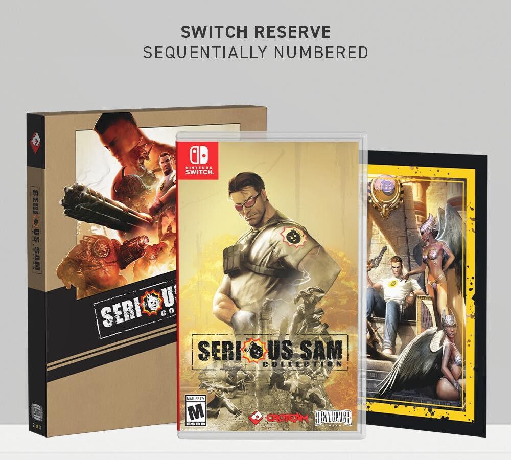 Serious Sam Collection -Switch Collector’s Ed. Special Reserve -NEW FREE US SHIP