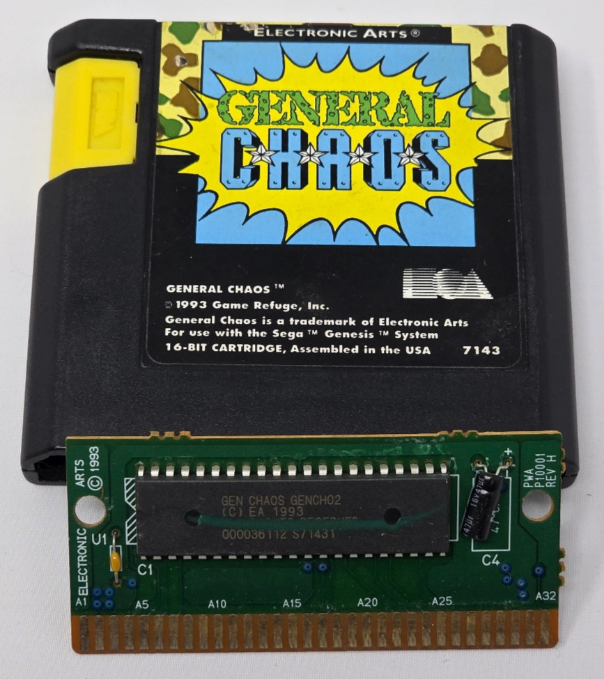 Sega General Chaos *Cartridge Only*Tested*F/S*