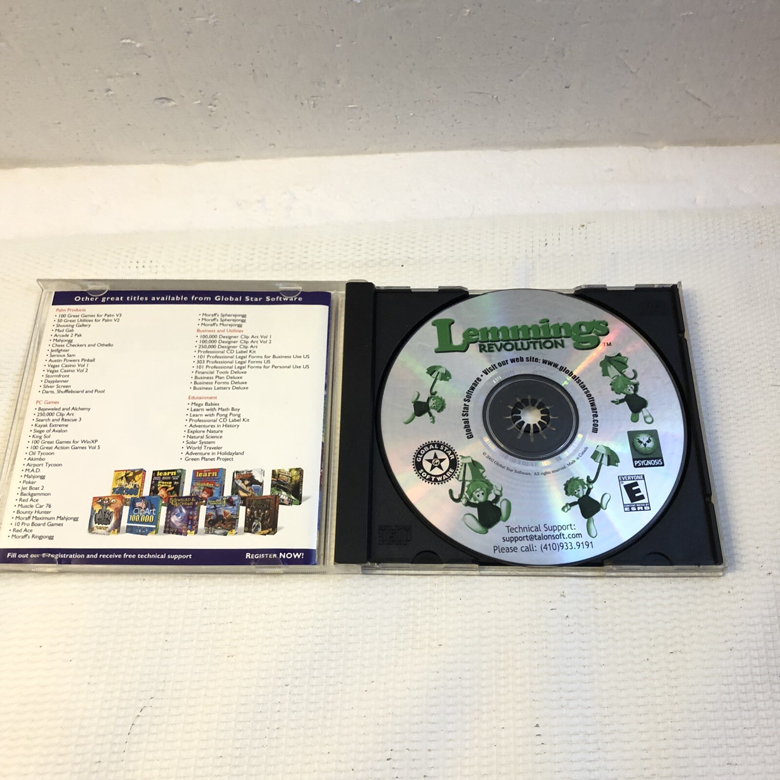 Lemmings Revolution PC 2002 Psygnosis global cdrom Game of Year puzzle adventure