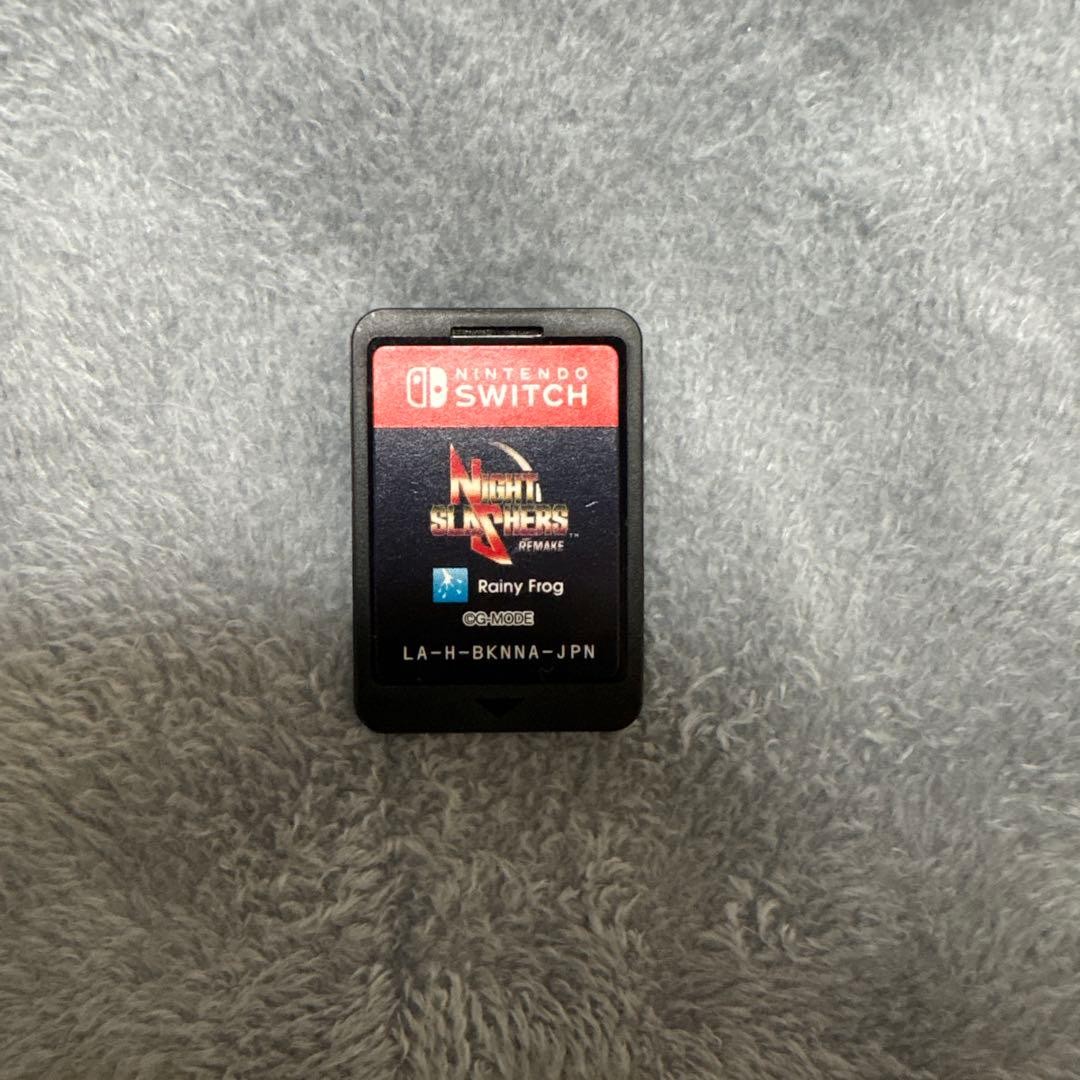 Rainy Frog Night Slasher Nintendo Switch Game Boxless Authentic Ready