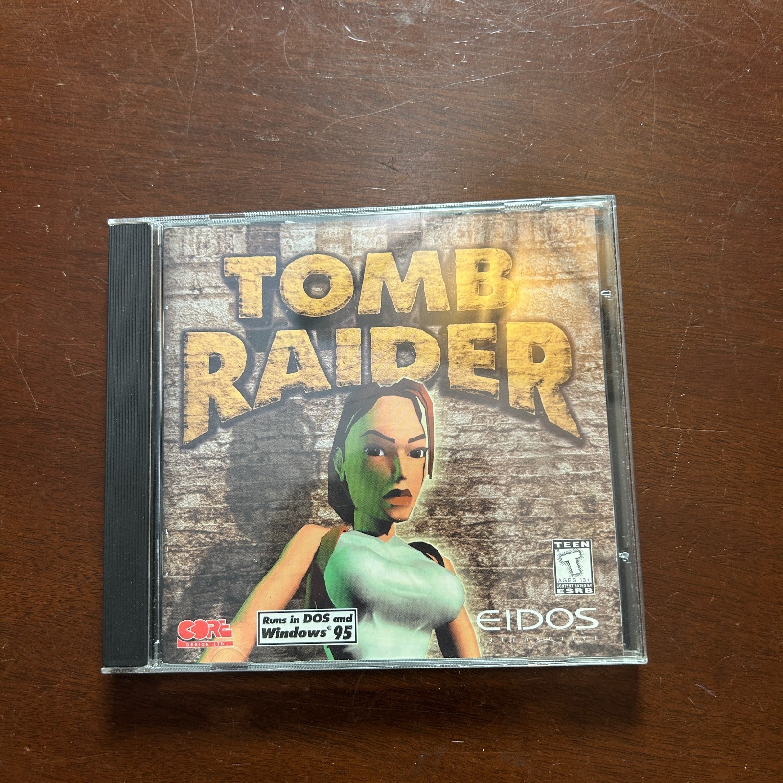 Tomb Raider Trapezoid Box Big Box PC Game Vintage 1996 CIB Excellent Condition