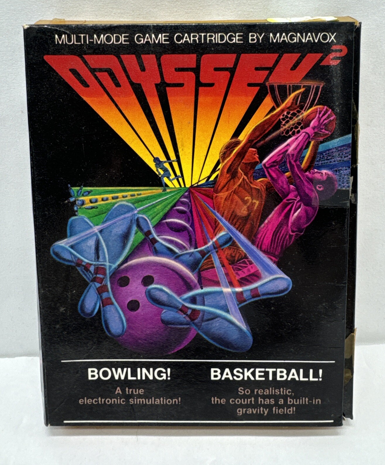 Magnovox Odyssey 2 Bowling & Basketball Game in original box w/ instructions