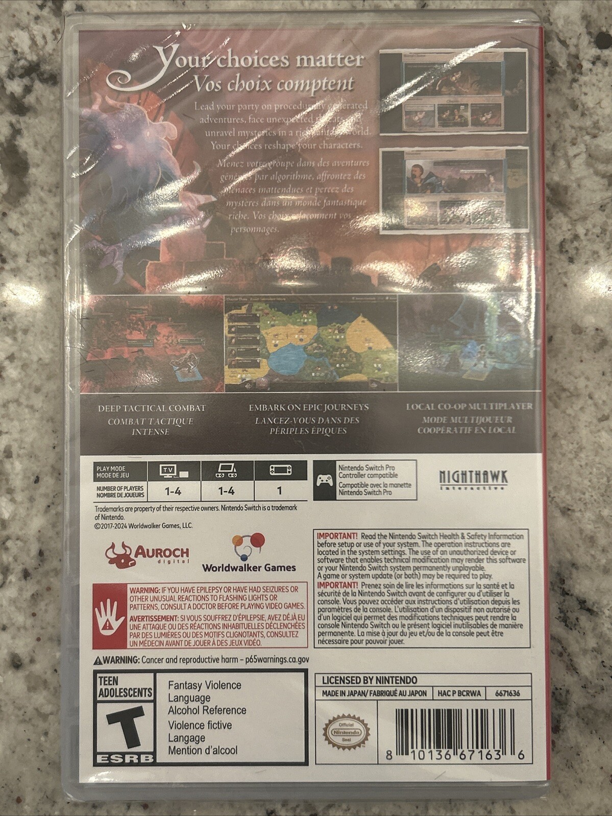Wildermyth 💫 Nintendo Switch – Brand New Sealed – Nighthawk Interactive