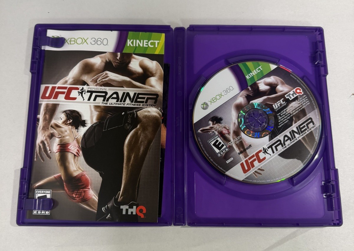 Xbox 360 Kinect Fitness Dance Games Bundle Lot CIB Dance Central Zumba UFC