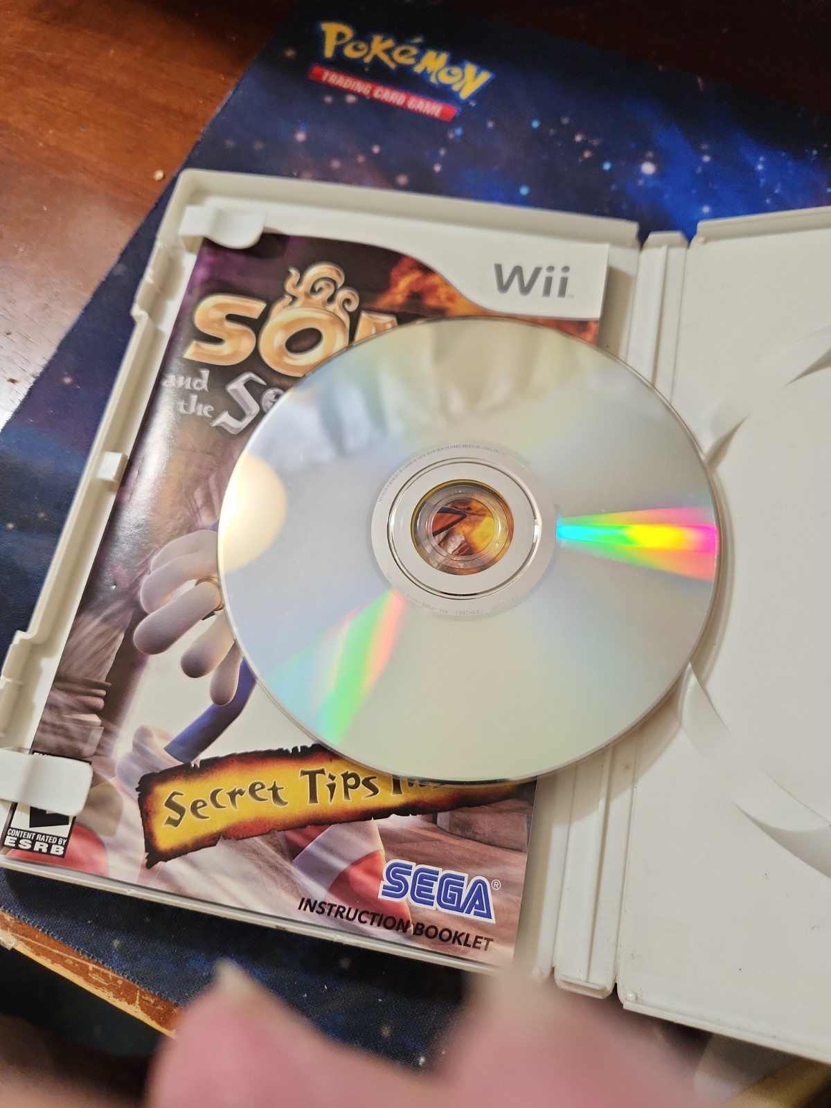 SEGA Sonic and the Secret Rings Nintendo Wii Action Adventure + Manual