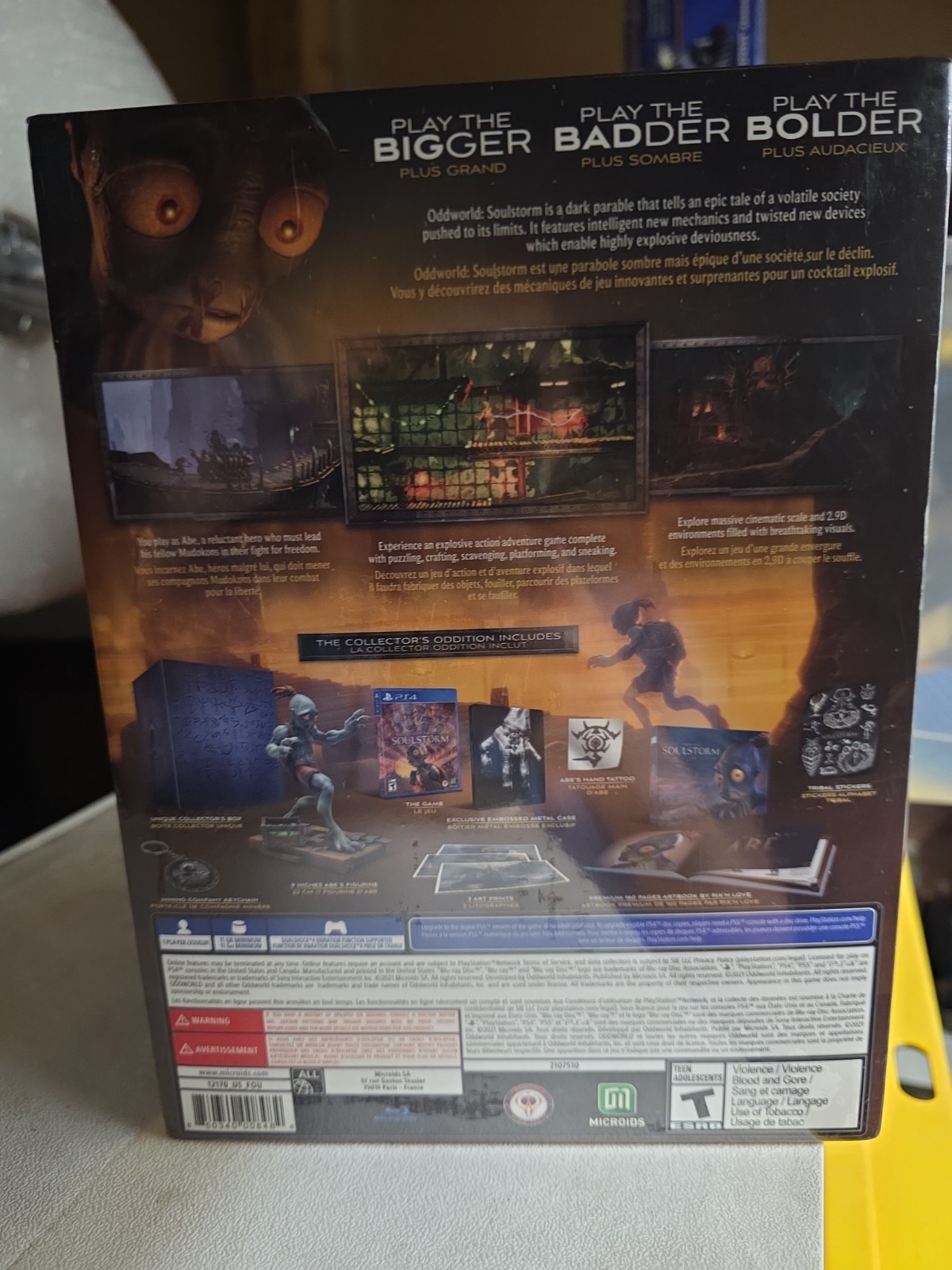 Oddworld Soulstorm Collector’s Edition Oddition for Sony PlayStation 4 New