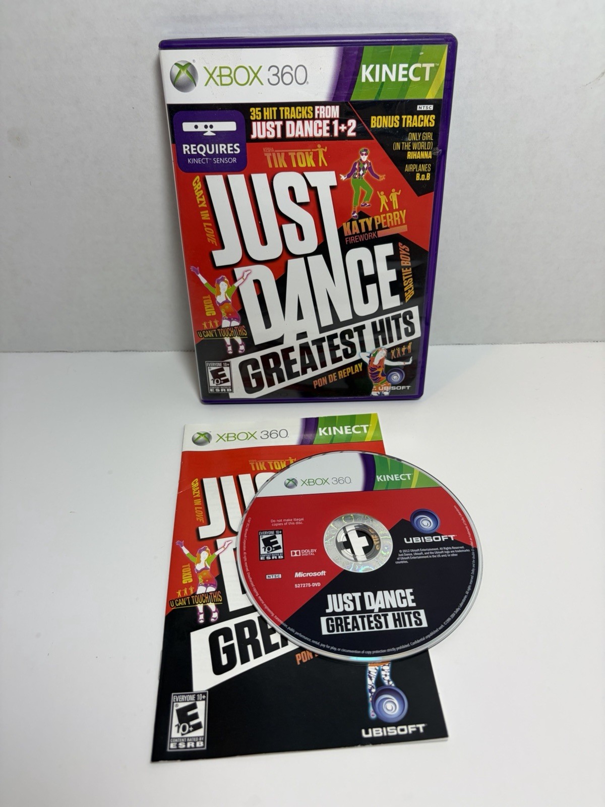 Just Dance Greatest Hits (Xbox 360, 2012) Complete & Tested Game – Great Disk