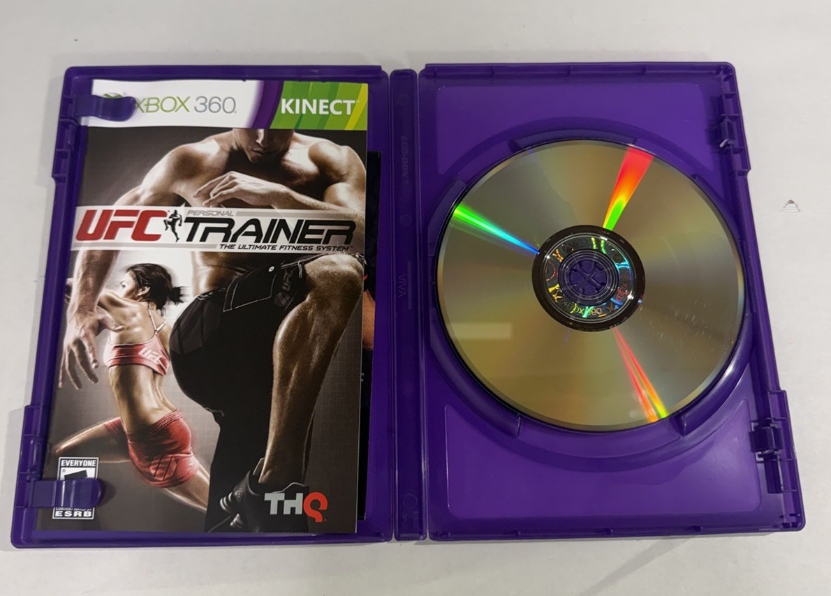 Xbox 360 Kinect Fitness Dance Games Bundle Lot CIB Dance Central Zumba UFC