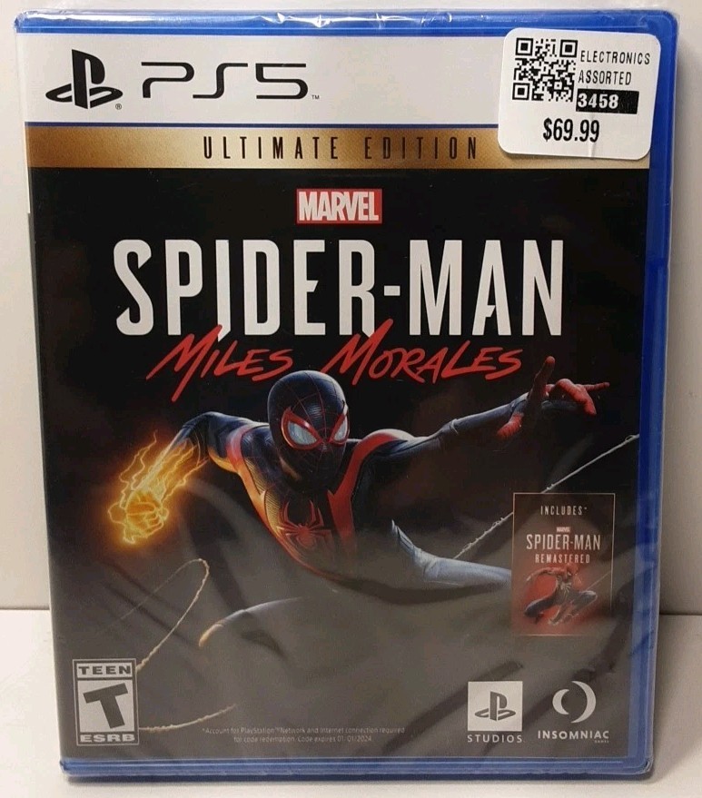 Spider-Man Miles Morales Ultimate Edition PS5 – Sony PlayStation 5 – New Sealed