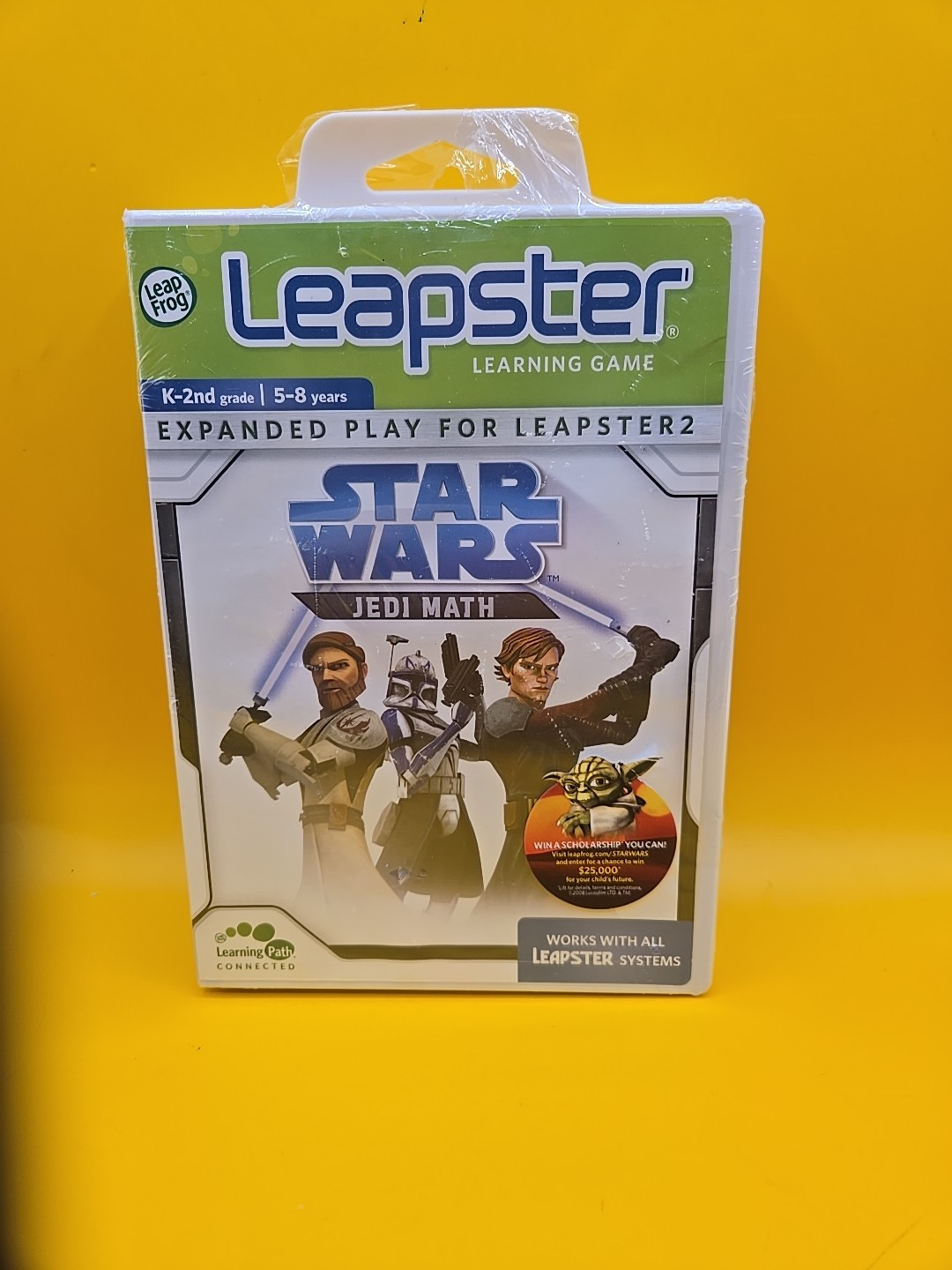 Leapster Learning Game Star Wars Jedi Math Grade K-2 (5-8 years) **NEW** Sealed!