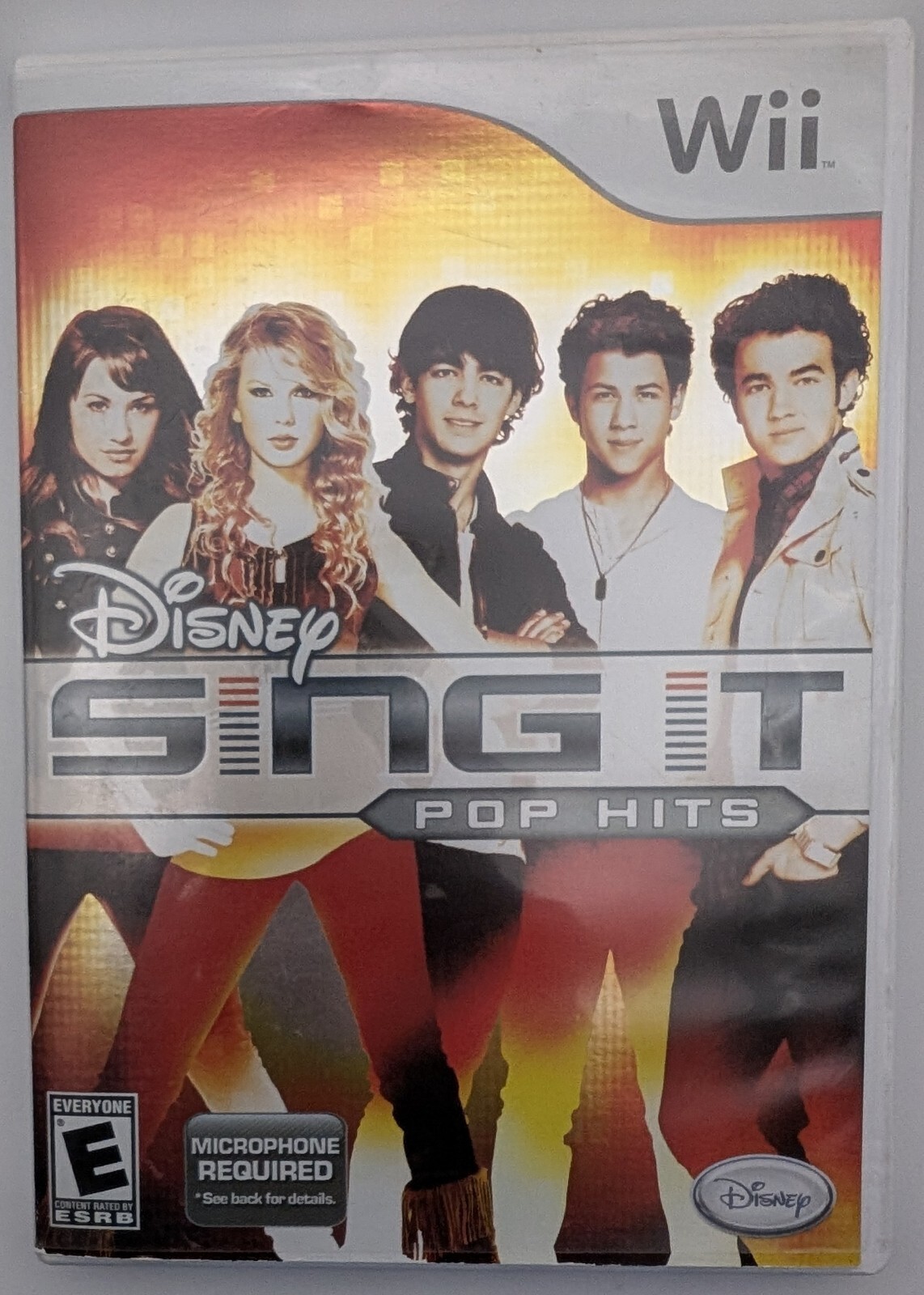 Disney Sing It: Pop Hits Nintendo Wii Cib Tested and Working no manual