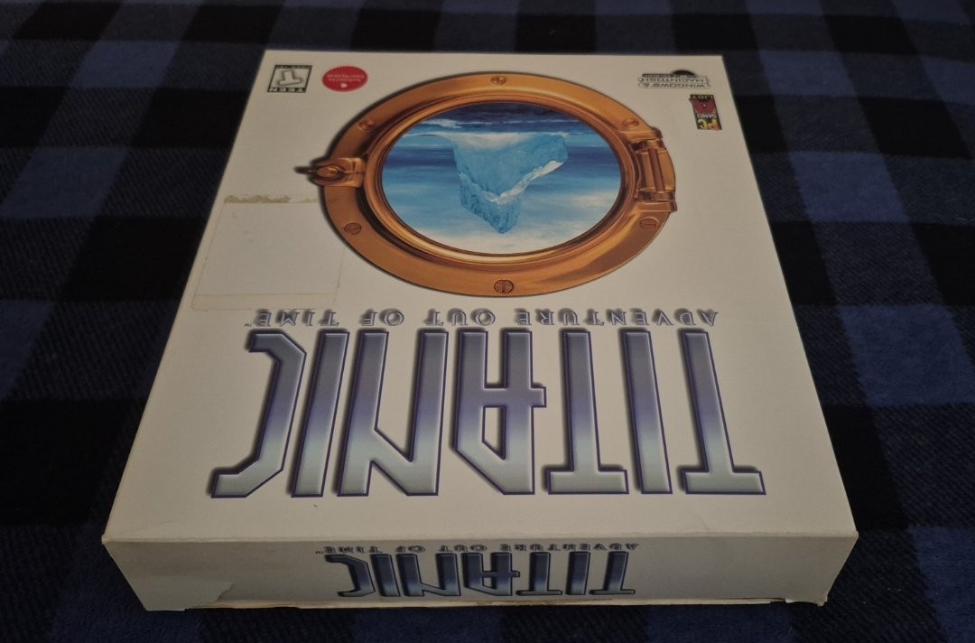 Titanic: Adventure Out of Time (PC/Mac, 1996, 2 Discs) – Big Box PC Game