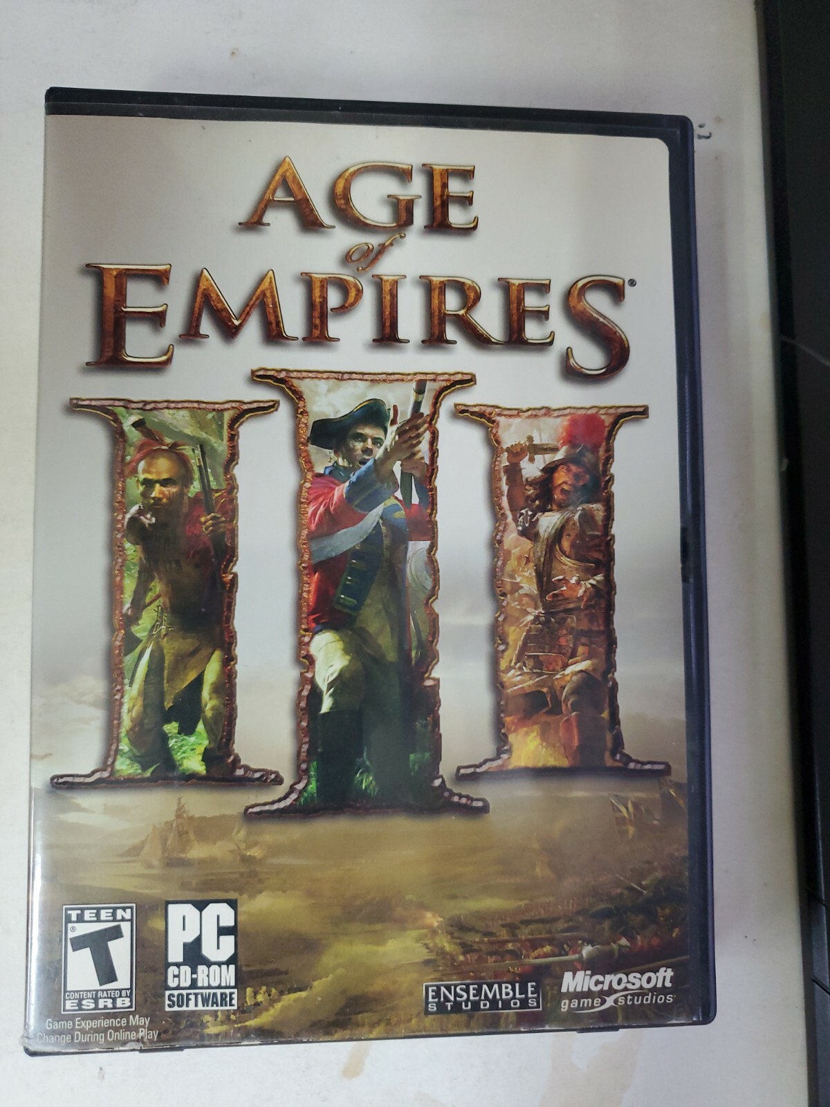 Age of Empires 3 III (PC CD-ROM, 2005) disc 2 & 3 only Product Key Disc 10d8