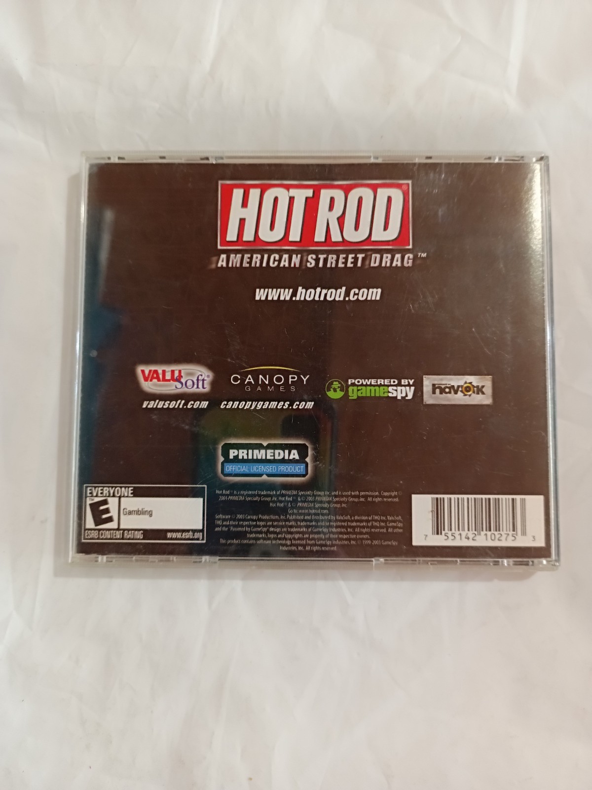 Hot Rod American Street Drag Computer Game